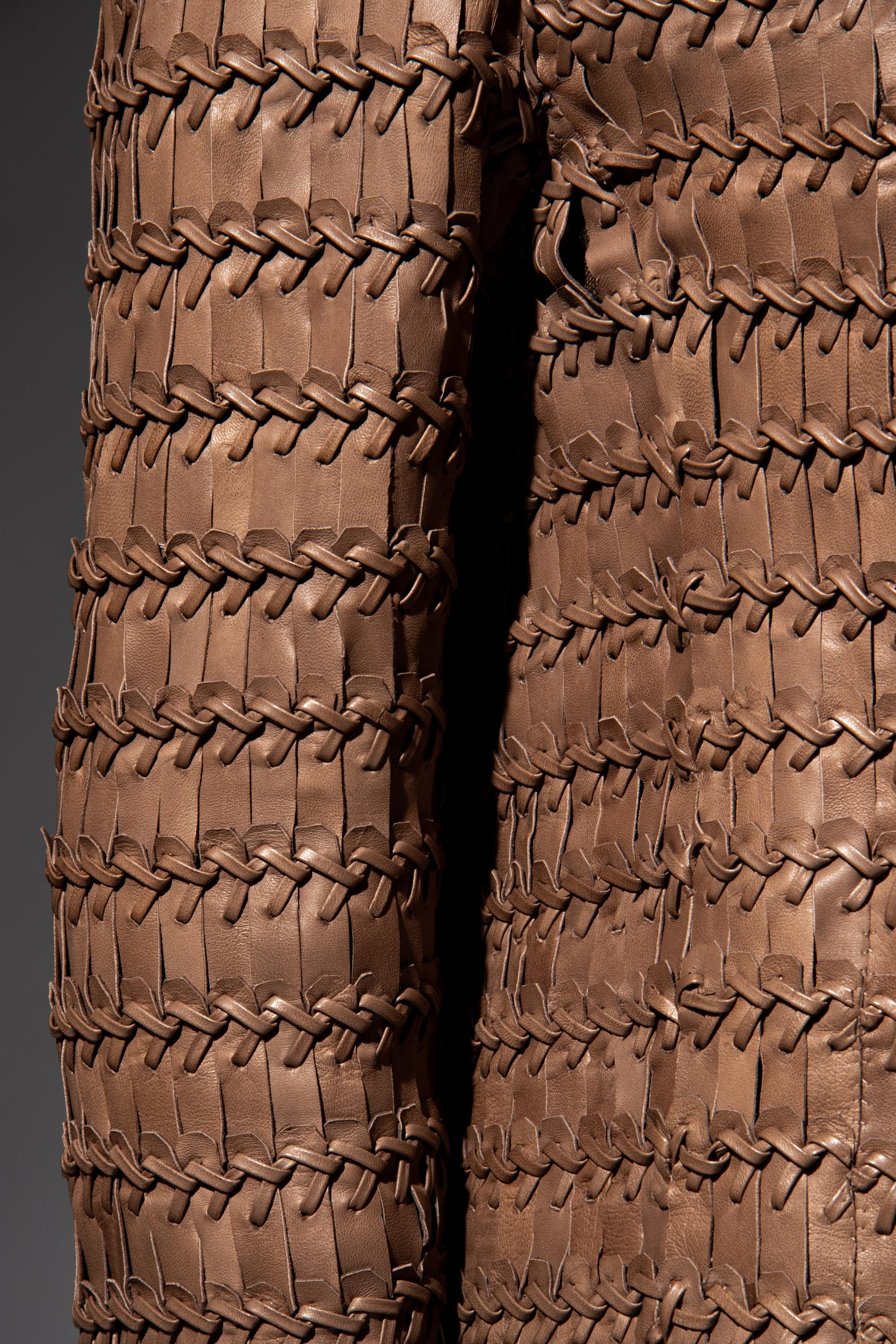 Ralph Rucci Cut and Braided Leather Jacket, 2008