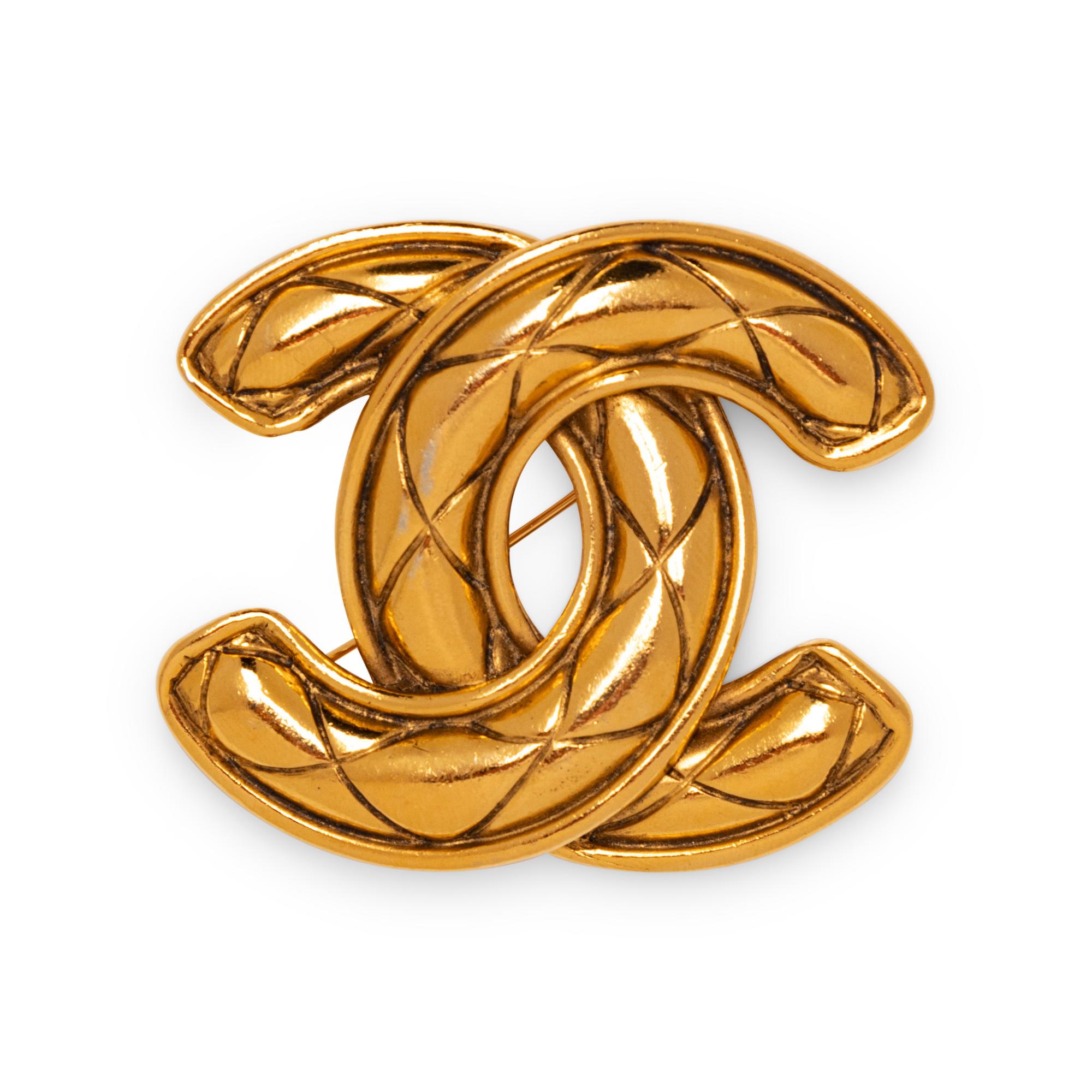 Chanel, Quilted CC Brooch