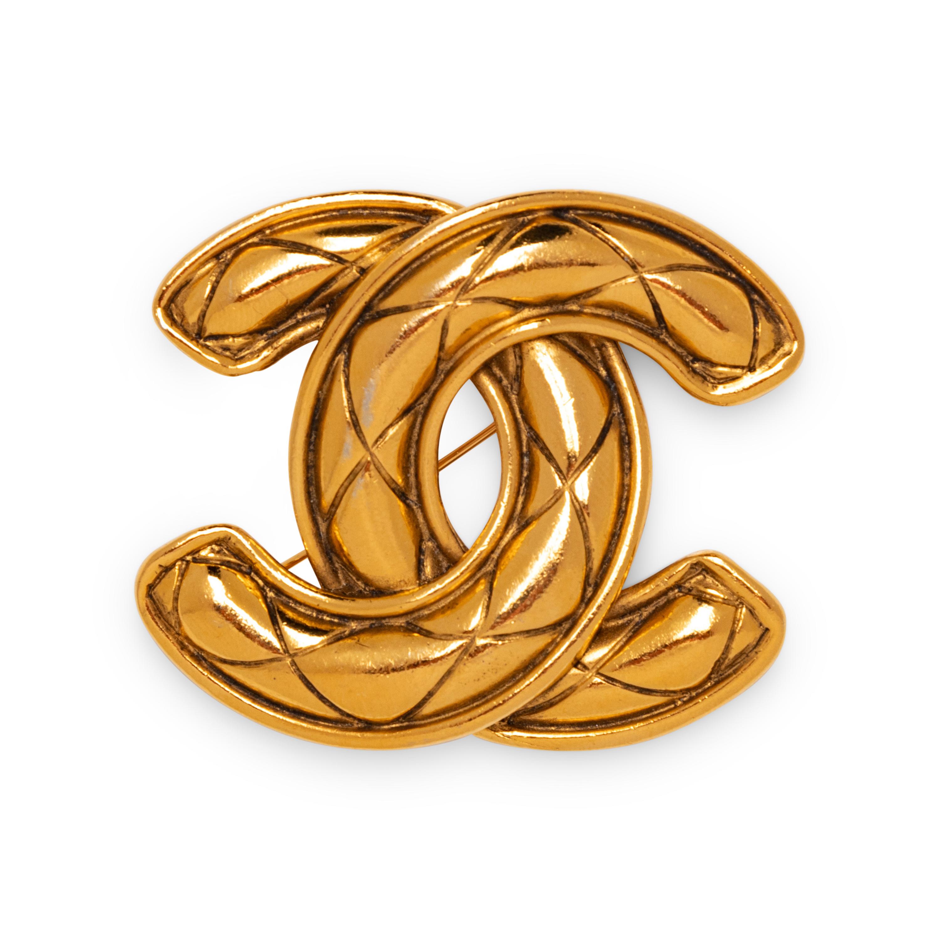 Chanel, Quilted CC Brooch