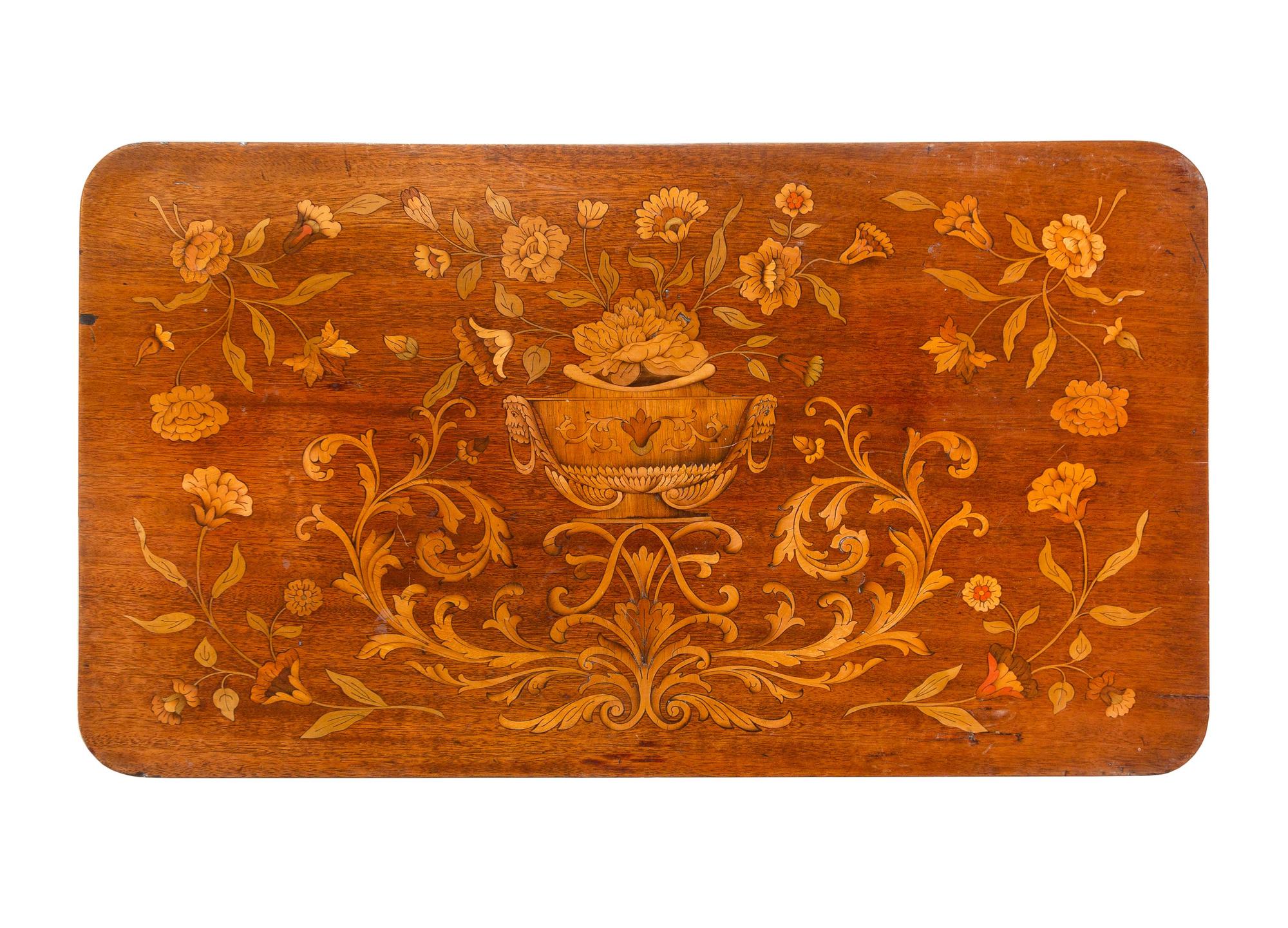 A Continental Marquetry Occasional Table