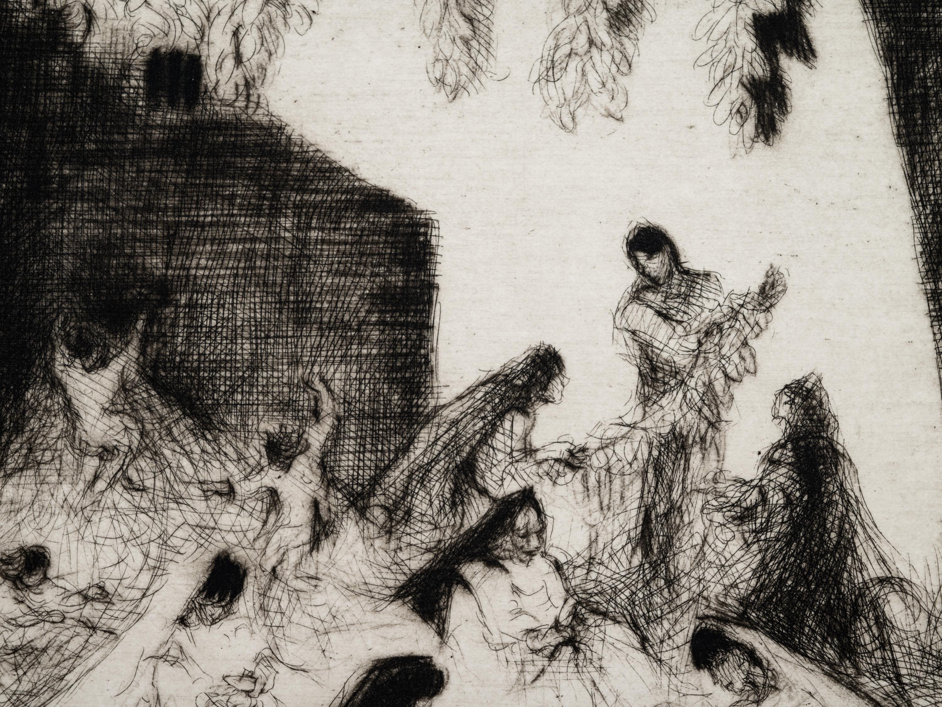 A group of three prints ( Corn Husking - Taos Pueblo; Saint's Day Processional; Gift Bearing at Dawn)