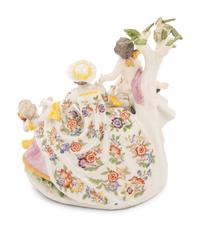 A Meissen Porcelain Figural Group of The Elopement