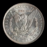 A United States 1879 Morgan Silver Dollar Coin