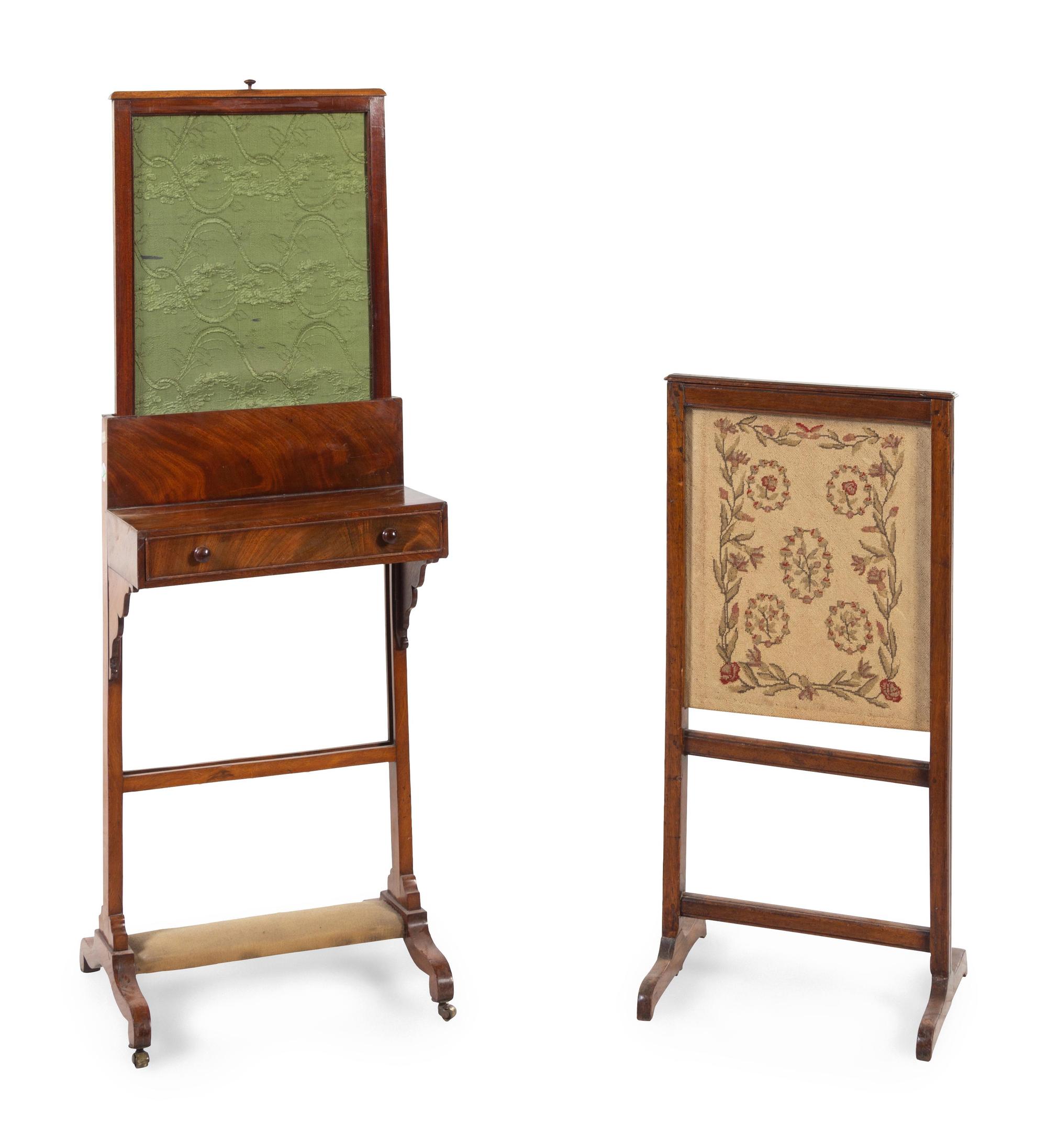 Two French Fire Screens