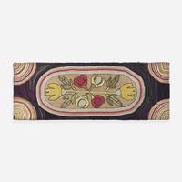 Two hooked rugs late 19th / 20th century