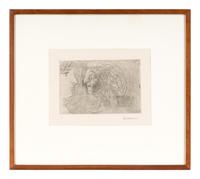 Jeune sculpteur devant un buste de Marie-Thérèse, 1934