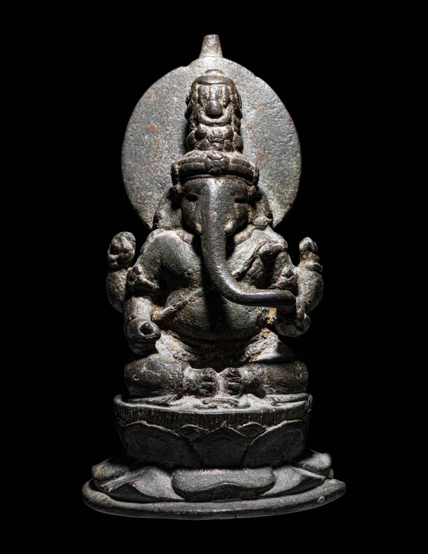 Two Javanese and Indonesian Bronze Figures
