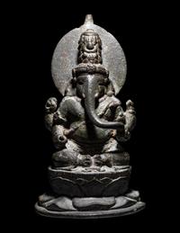 Two Javanese and Indonesian Bronze Figures