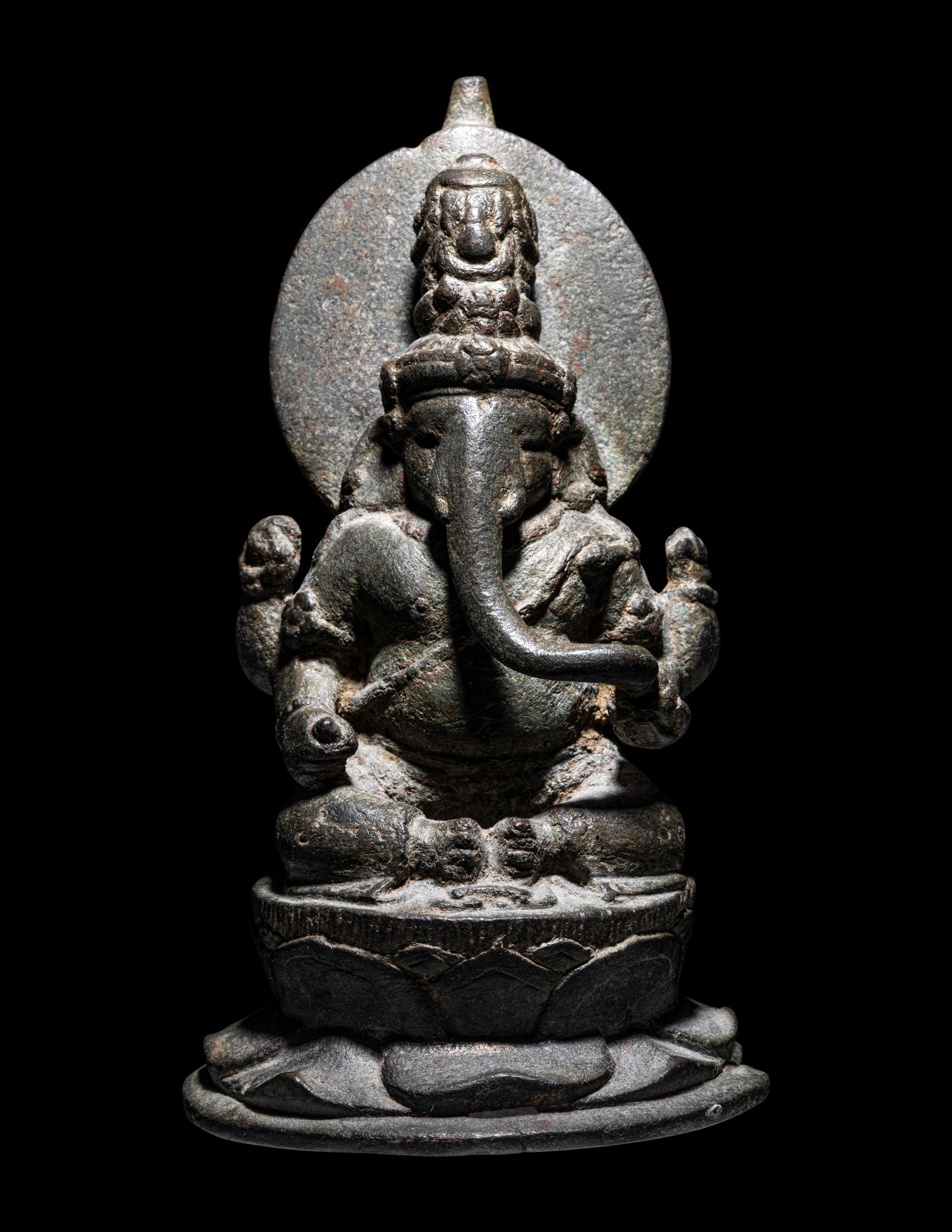 Two Javanese and Indonesian Bronze Figures