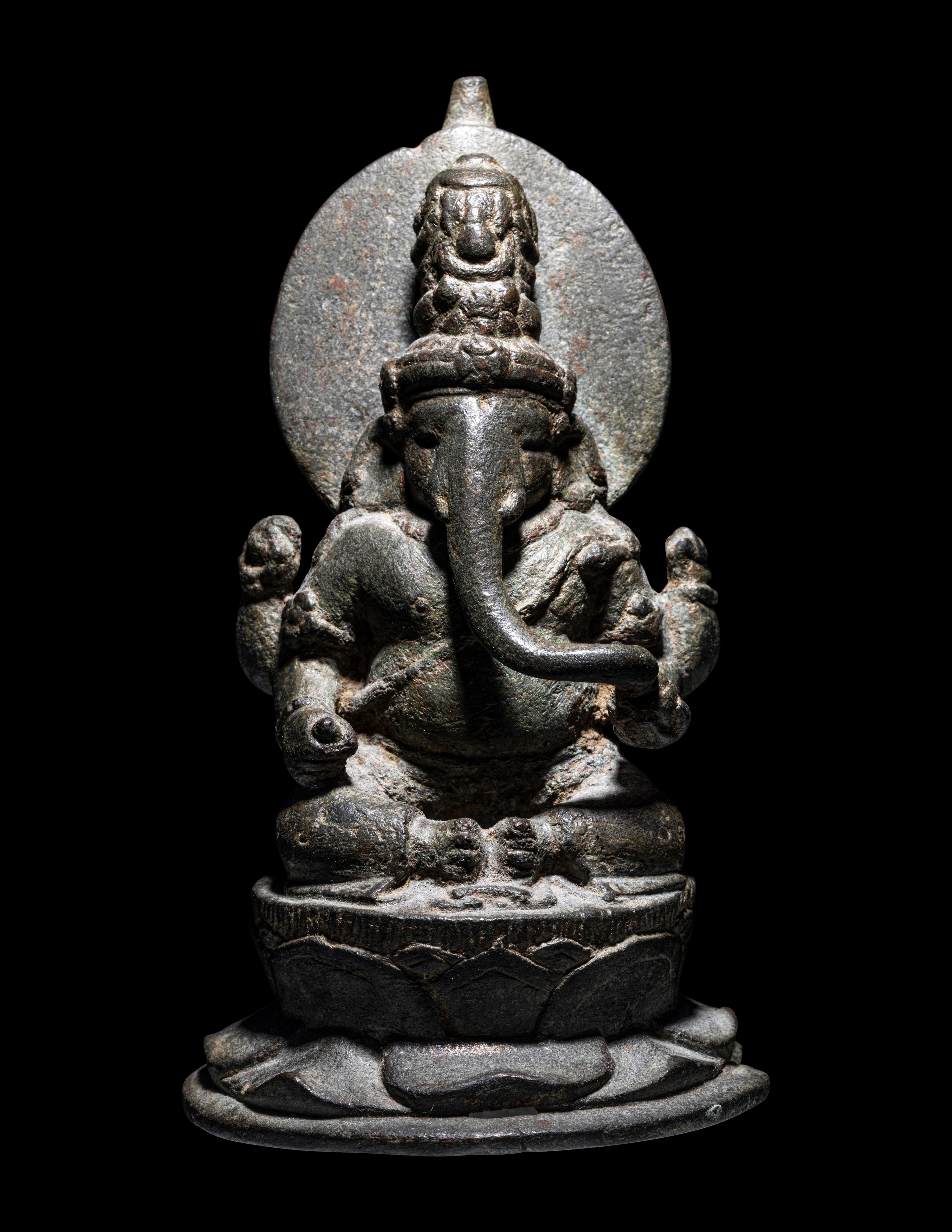 Two Javanese and Indonesian Bronze Figures
