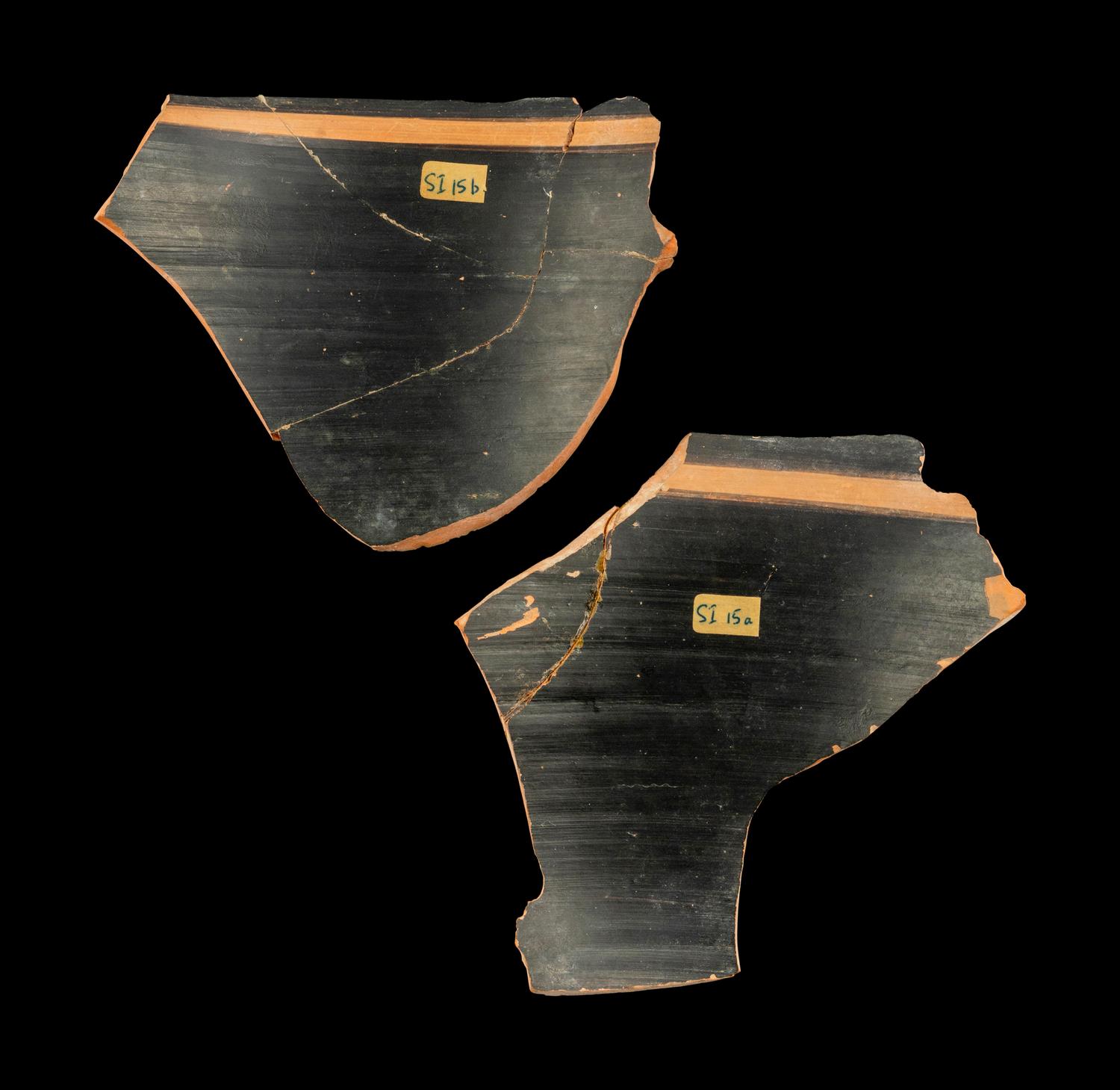 Two Apulian Red-Figured Bell Krater Fragments
