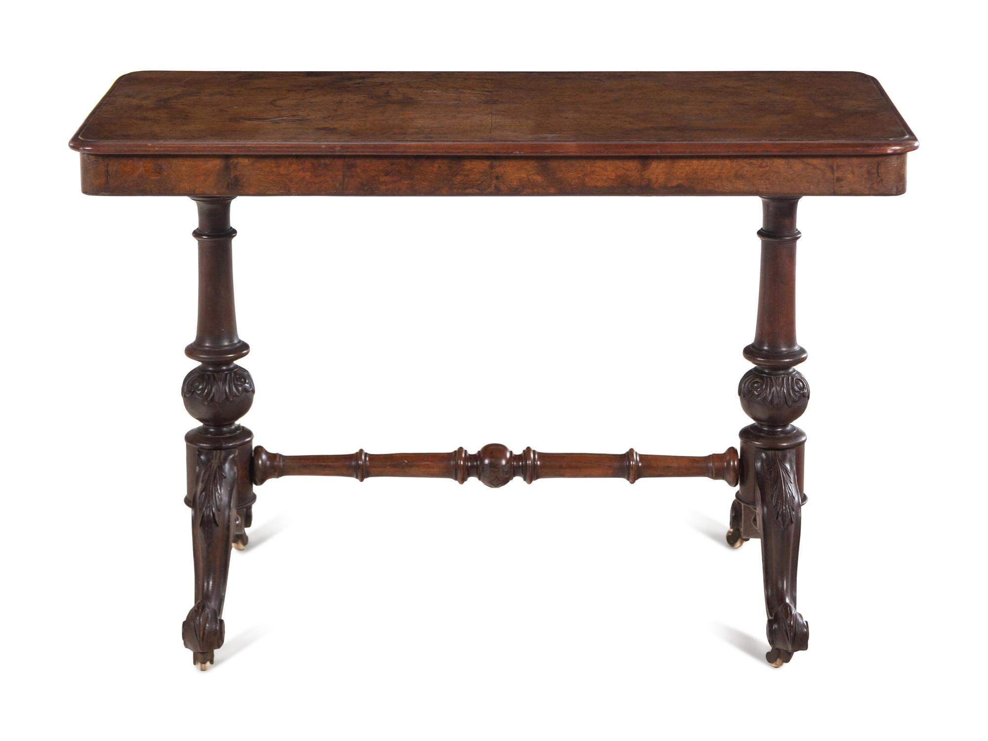 A Late William IV Walnut Sofa Table