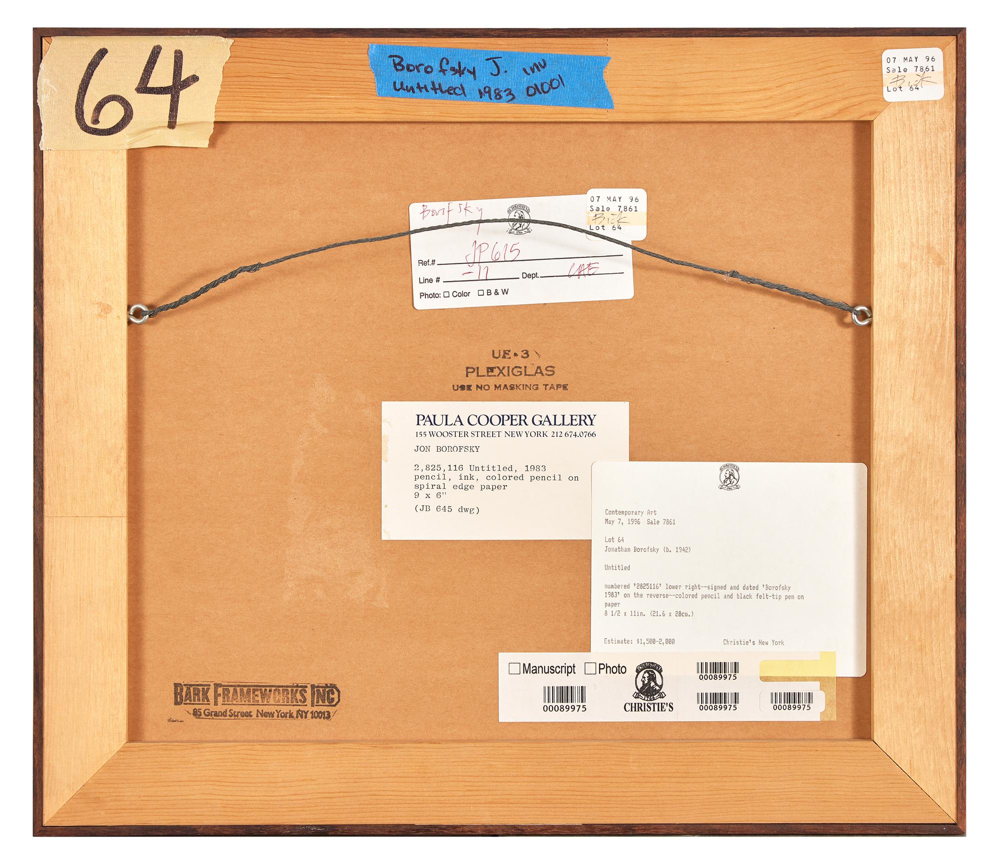 Two Works: Untitled (2828440), 1983 ; together with Untitled (2825116), 1983 (2)