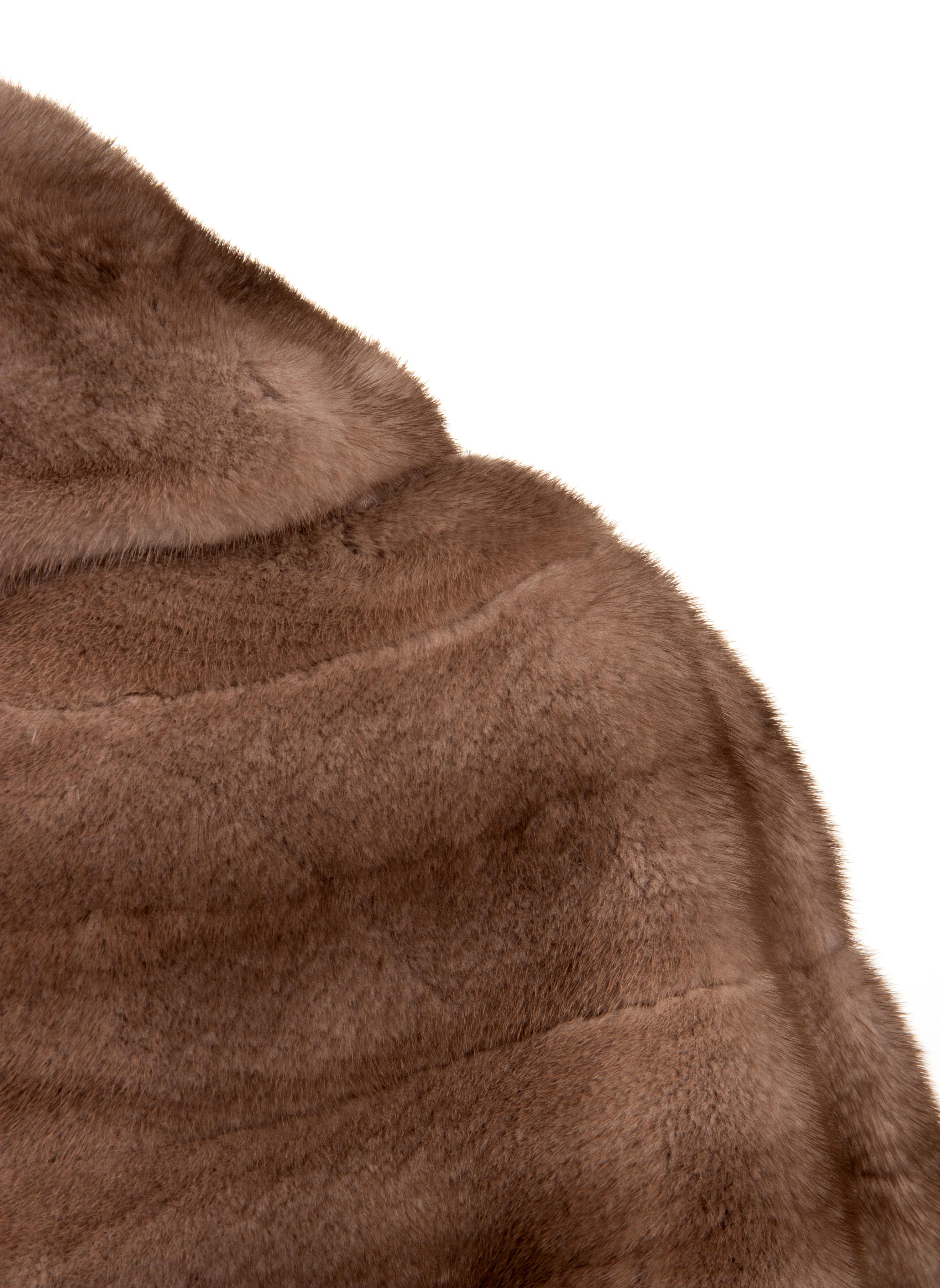 J. Mendel Natural Mink Fur Wrap