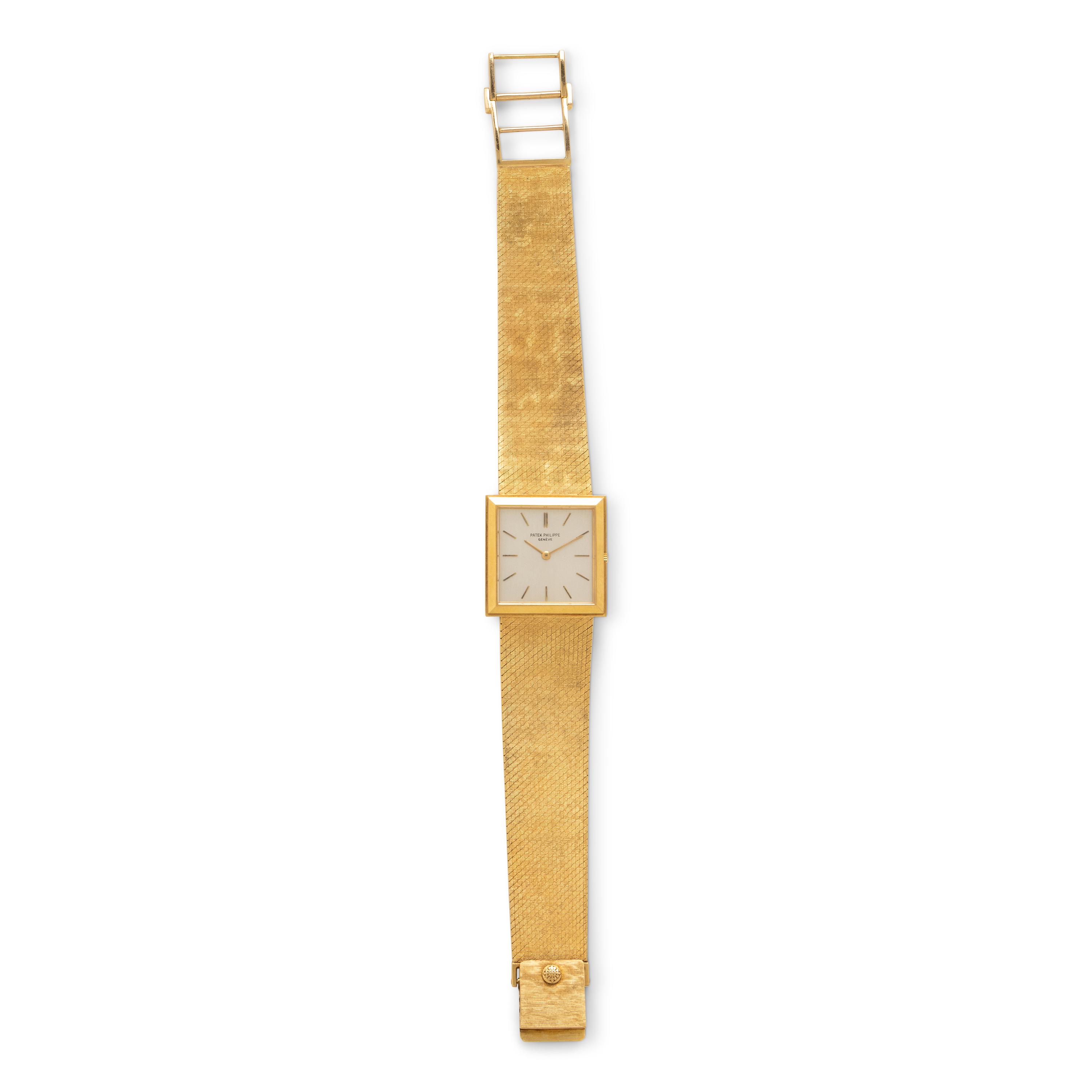 Patek Philippe, Ref. 3490/1, 18K Yellow Gold Square Watch