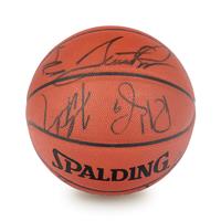 A 1995-96 NBA Champions Chicago Bulls Team Signed Autograph Basketball (Beckett Authentication Services Letter BAS Certified)