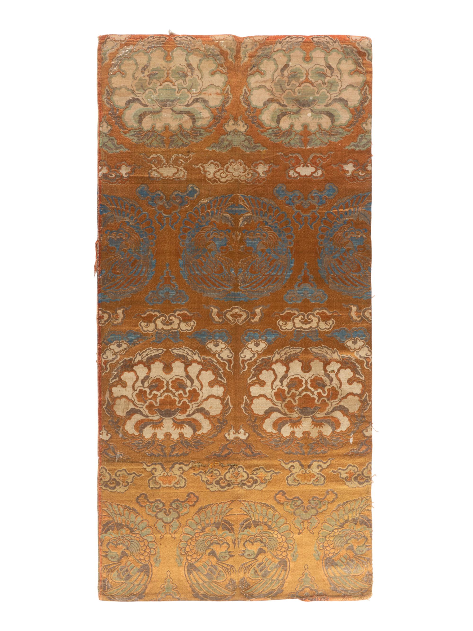 RELEASED TO MUSEUM -- Eight Japanese Silk Textile Panels