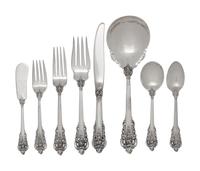 An American Silver Flatware Service