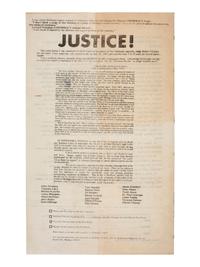 [LABOR] -- [SOCIAL JUSTICE]. Ephemera documenting twentieth-century social justice and worker's movements, comprising:
