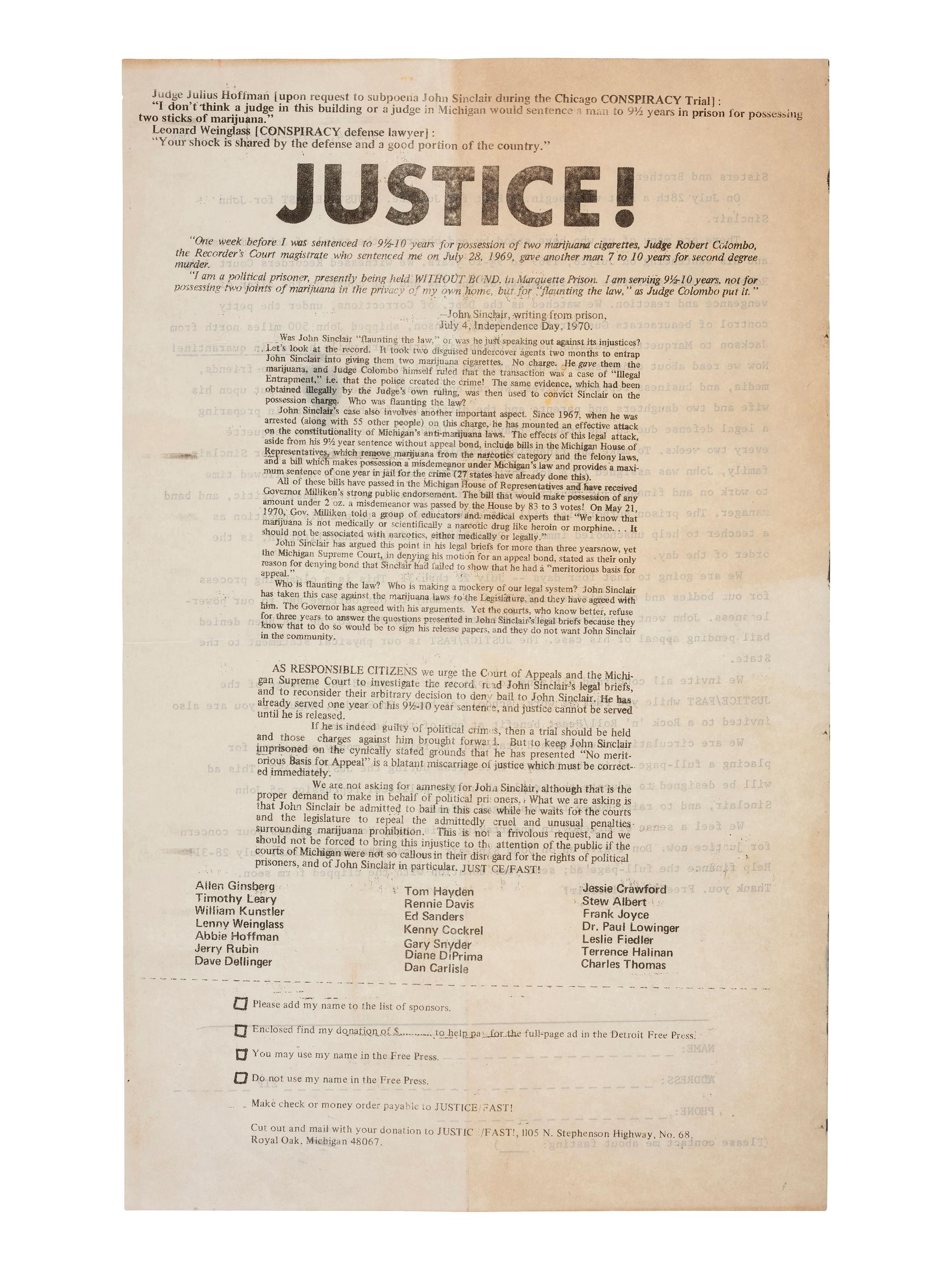 [LABOR] -- [SOCIAL JUSTICE]. Ephemera documenting twentieth-century social justice and worker's movements, comprising: