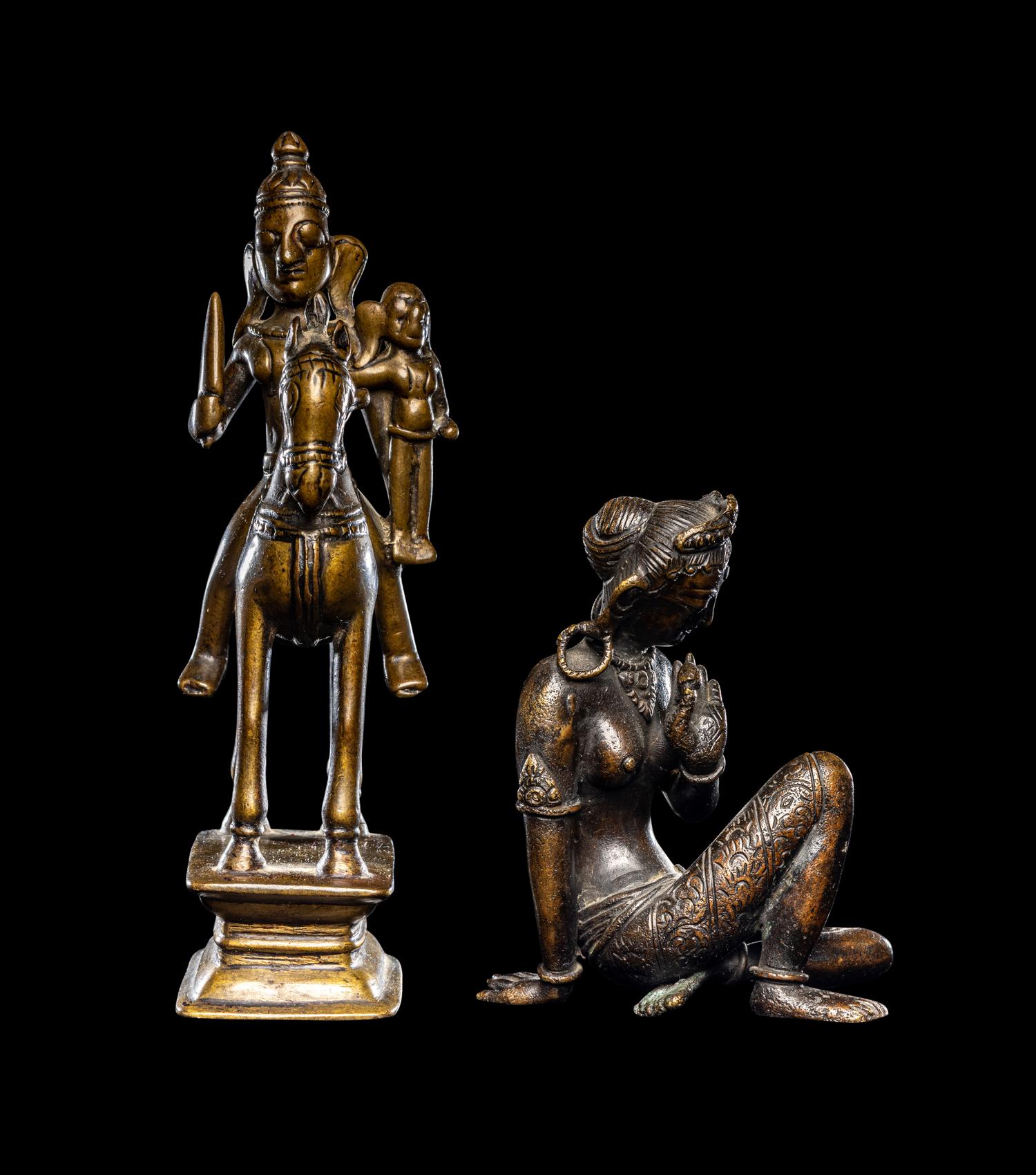 Two Indian Bronze Figures