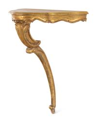 A Continental Giltwood Console Table