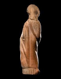 A Greek Terracotta Standing Draped Female