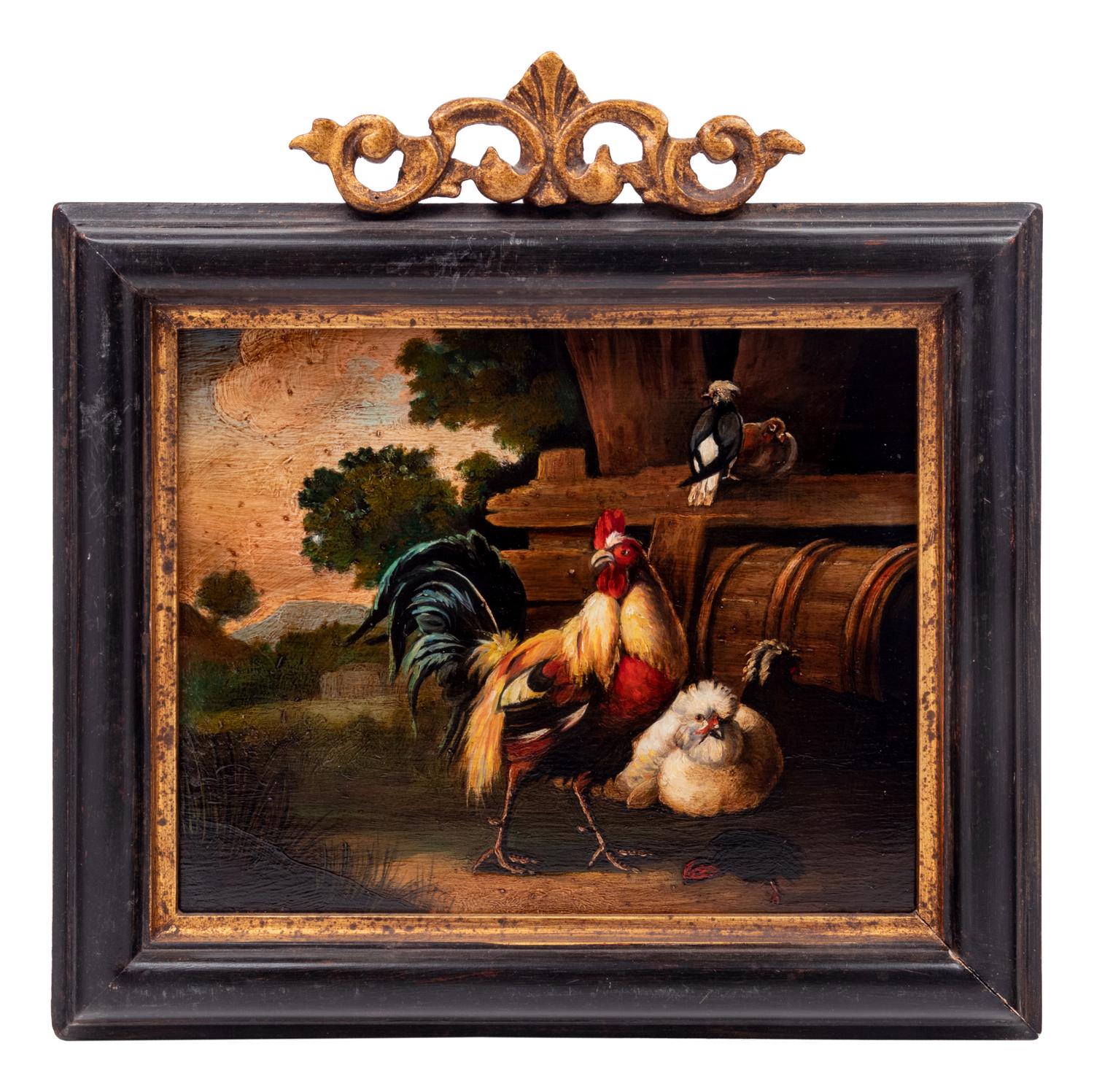 A group of six paintings depicting fowl (18th/19th Century)