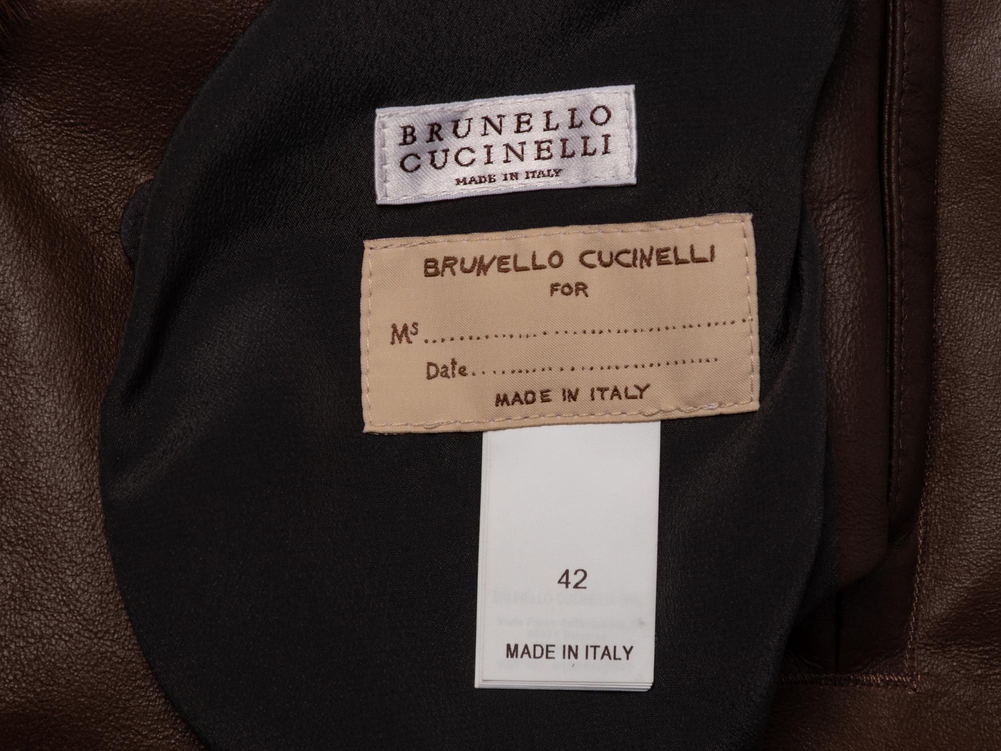 Brunello Cucinelli, Reversible Mink Vest