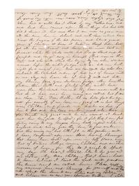 [MORMONS]. Letter from a polygamist Mormon living in exile in "Chihuahua Mex," 7 January 1888.