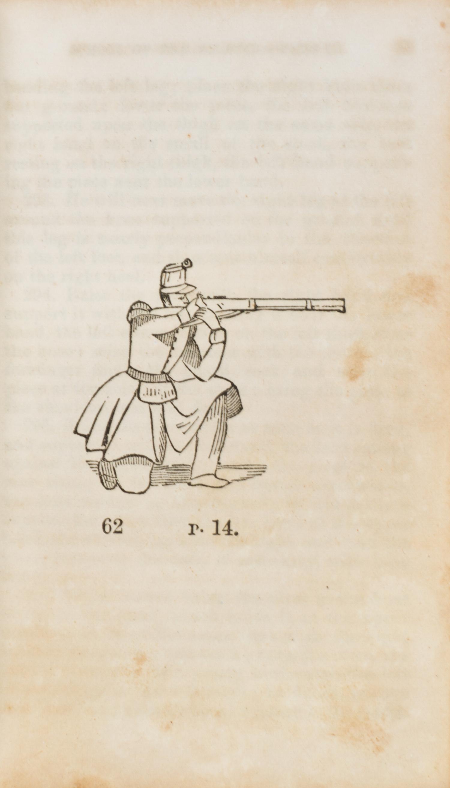 HARDEE, W.J. Rifle and Light Infantry Tactics... Philadelphia, 1861. 2 vols. With 67 plates.