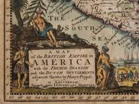 POPPLE, Henry (d.1743). A Map of the British Empire in America with the French and Spanish Settlements adjacent therto. London: Covens and Mortier, ca 1745.