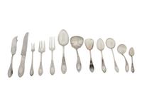 An American Silver Partial Flatware Service
