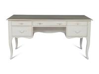 A Louis XV Style White-Painted Desk