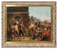 Herman Frederik Carel Ten Kate, (Dutch, 1822-1891), Untitled (Preparing for Battle)