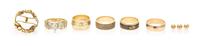A Collection of Yellow Gold Jewelry, 23.80 dwts.