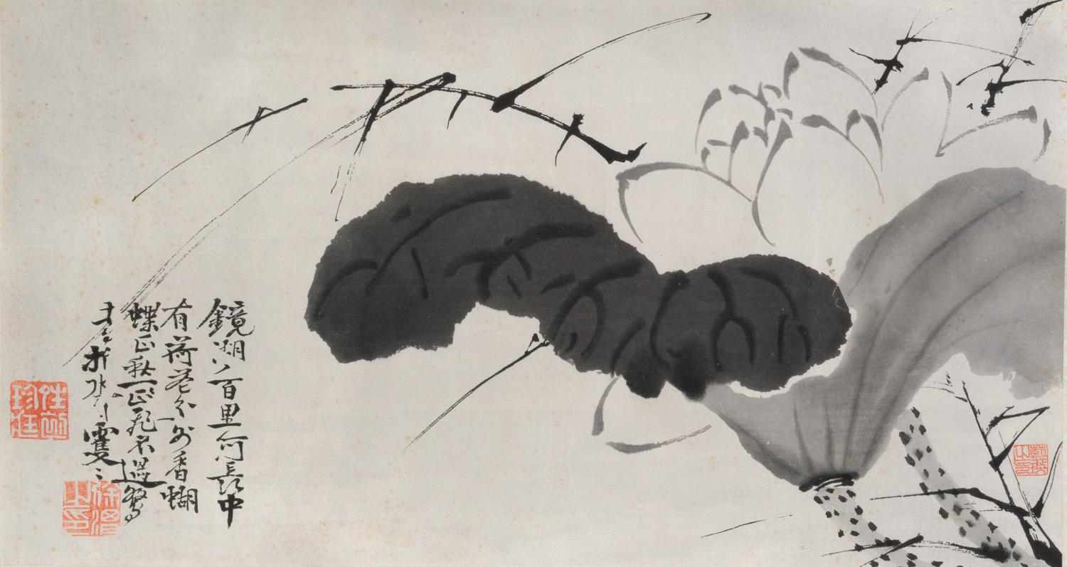 Two Chinese Woodblock Print Scrolls
