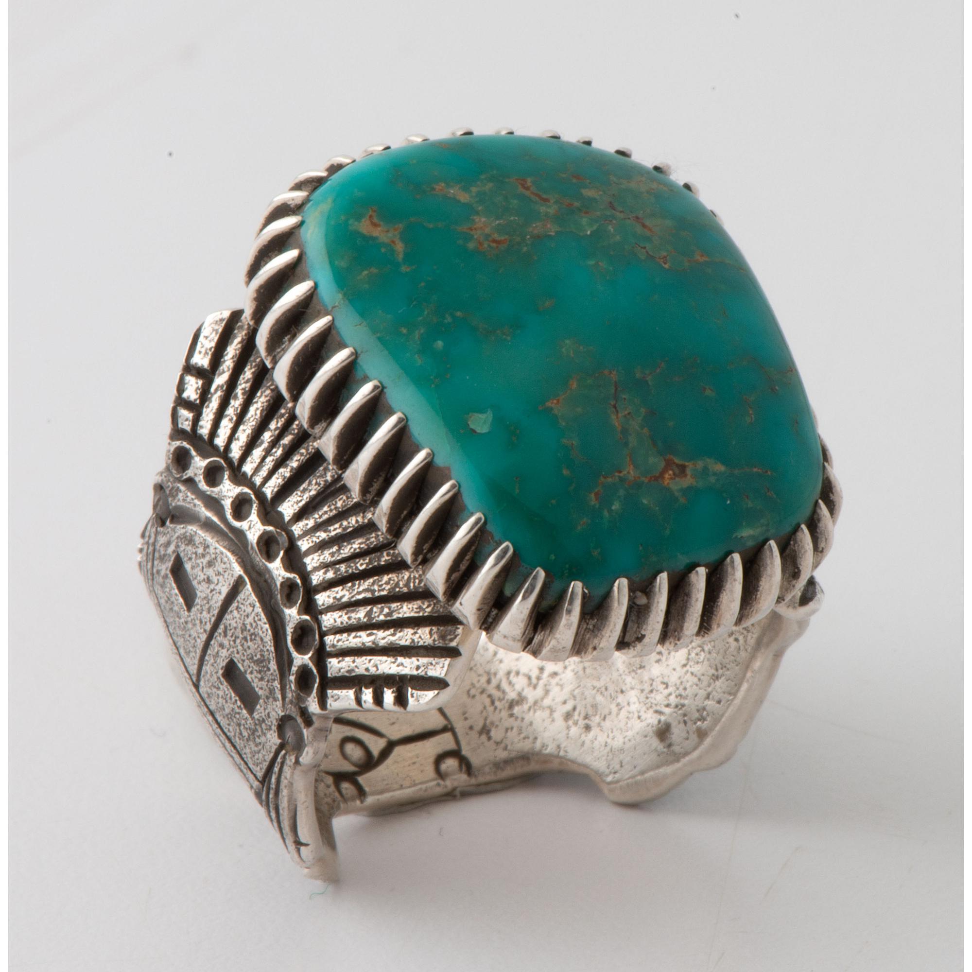 Silver and Turquoise Ring
