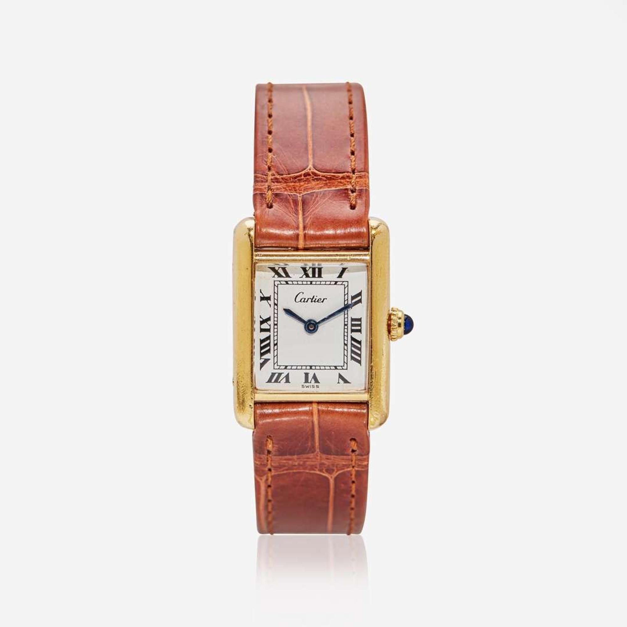 A Cartier Tank Watch