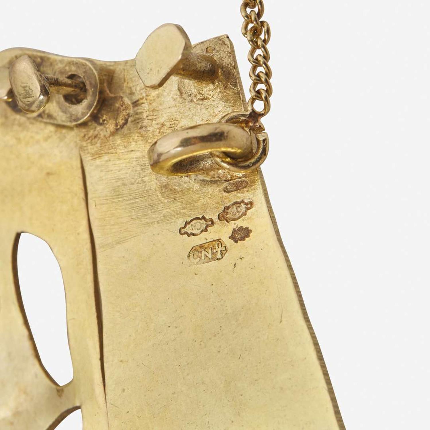 A 14K Gold Necklace by C.Y. Noomen c. 1980