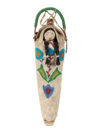 Plateau Beaded Hide Cradleboard