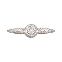 ANTIQUE, DIAMOND BROOCH