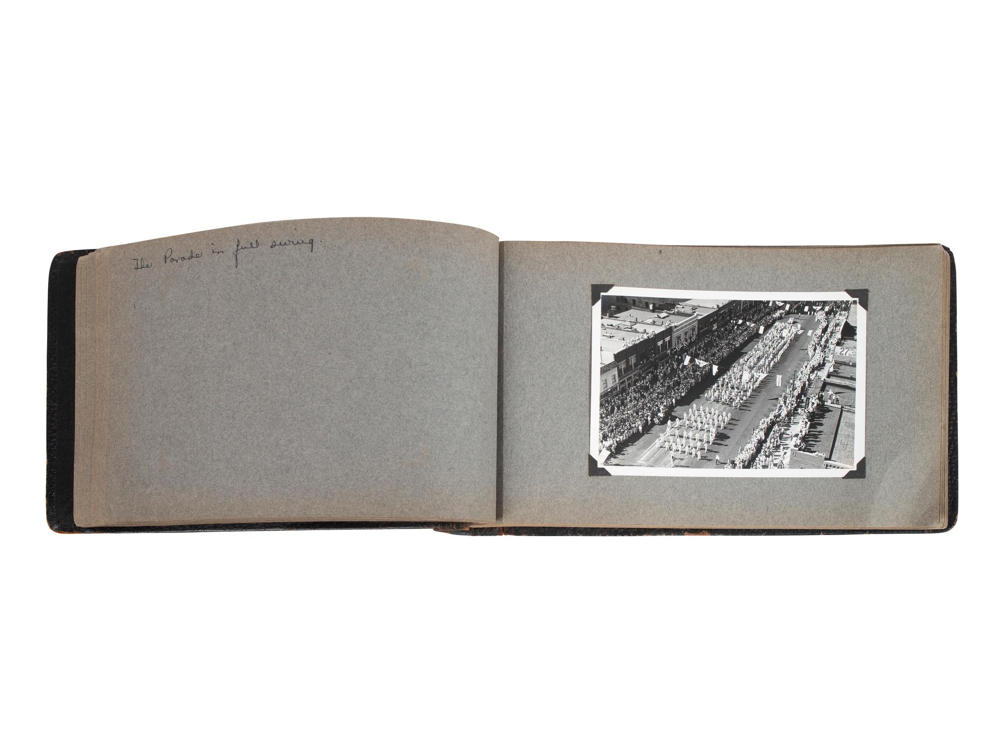 [POLITICS - 1936 ELECTION]. [LANDON, Alfred "Alf" (1887-1987)]. Photographic album from an Alf Landon Parade.