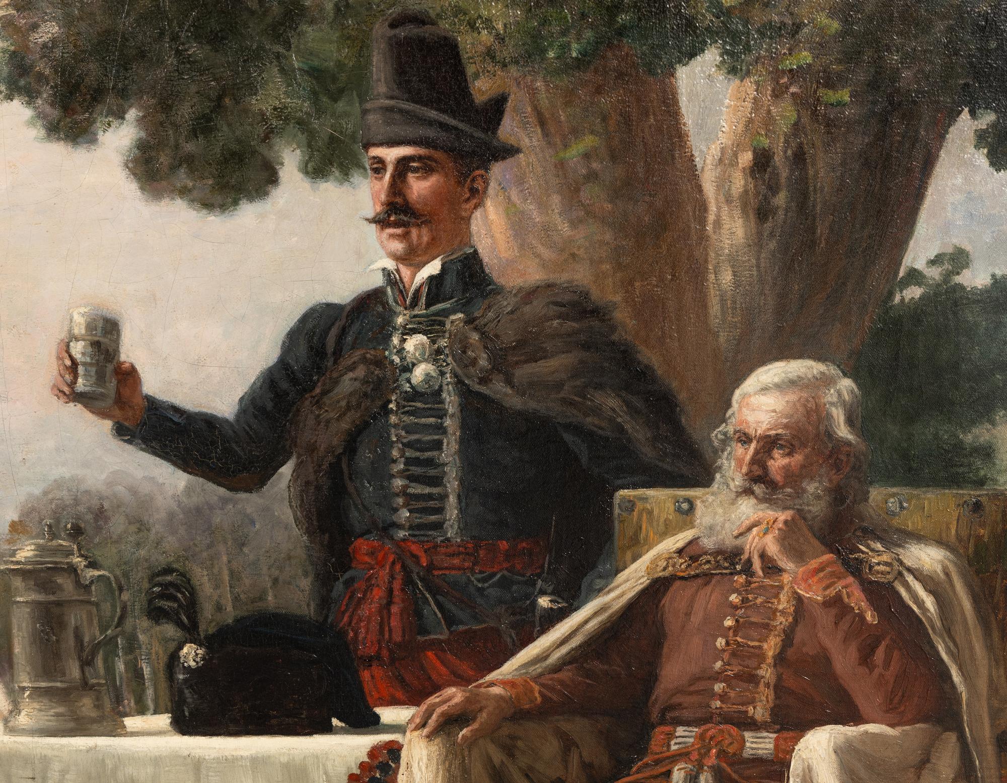 Francis II Rákóczi Listening to Czinka Panna, 1735