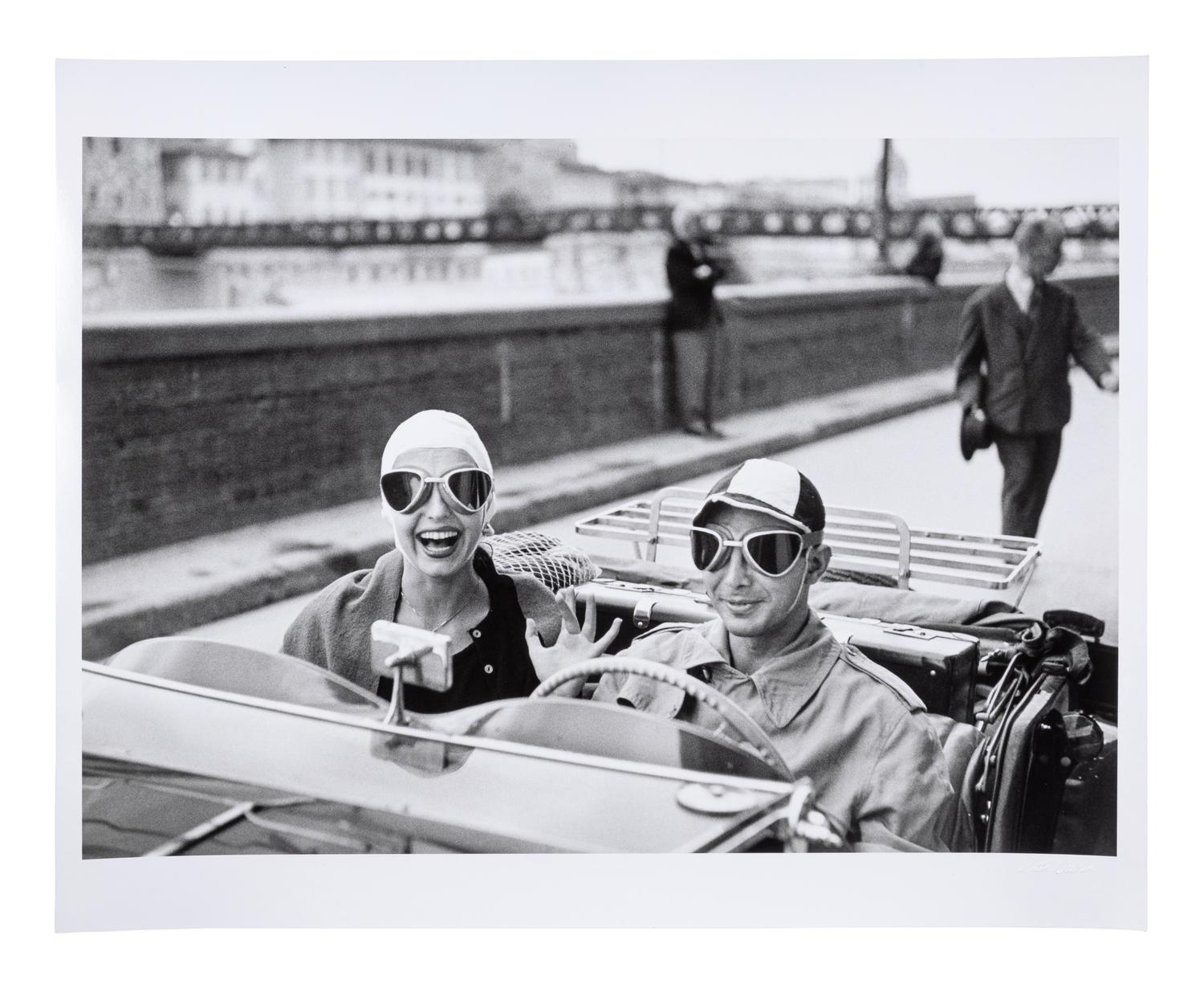 Ruth Orkin (1921-1985) Couple in MG, Florence, Italy, 1951