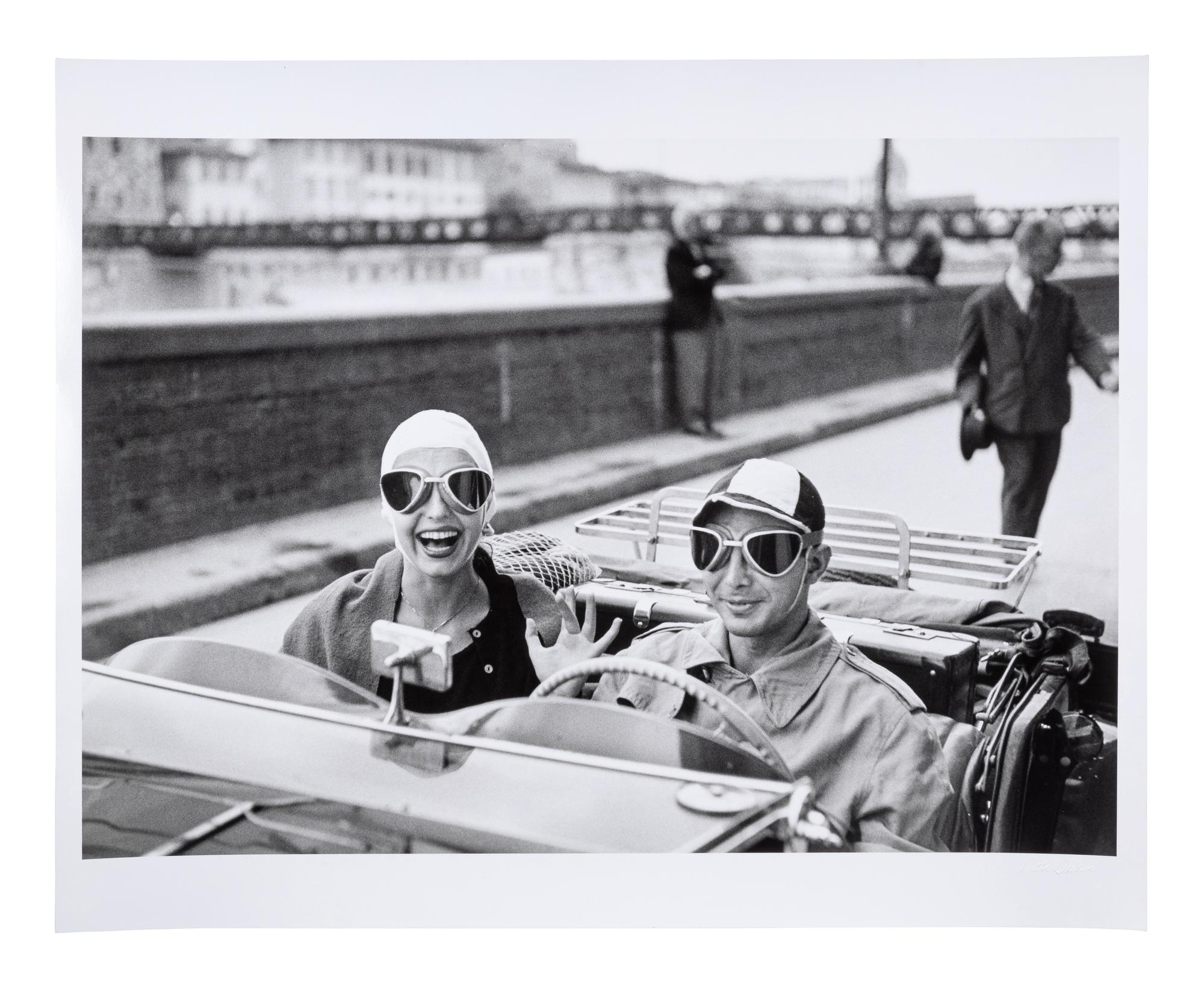 Ruth Orkin (1921-1985) Couple in MG, Florence, Italy, 1951