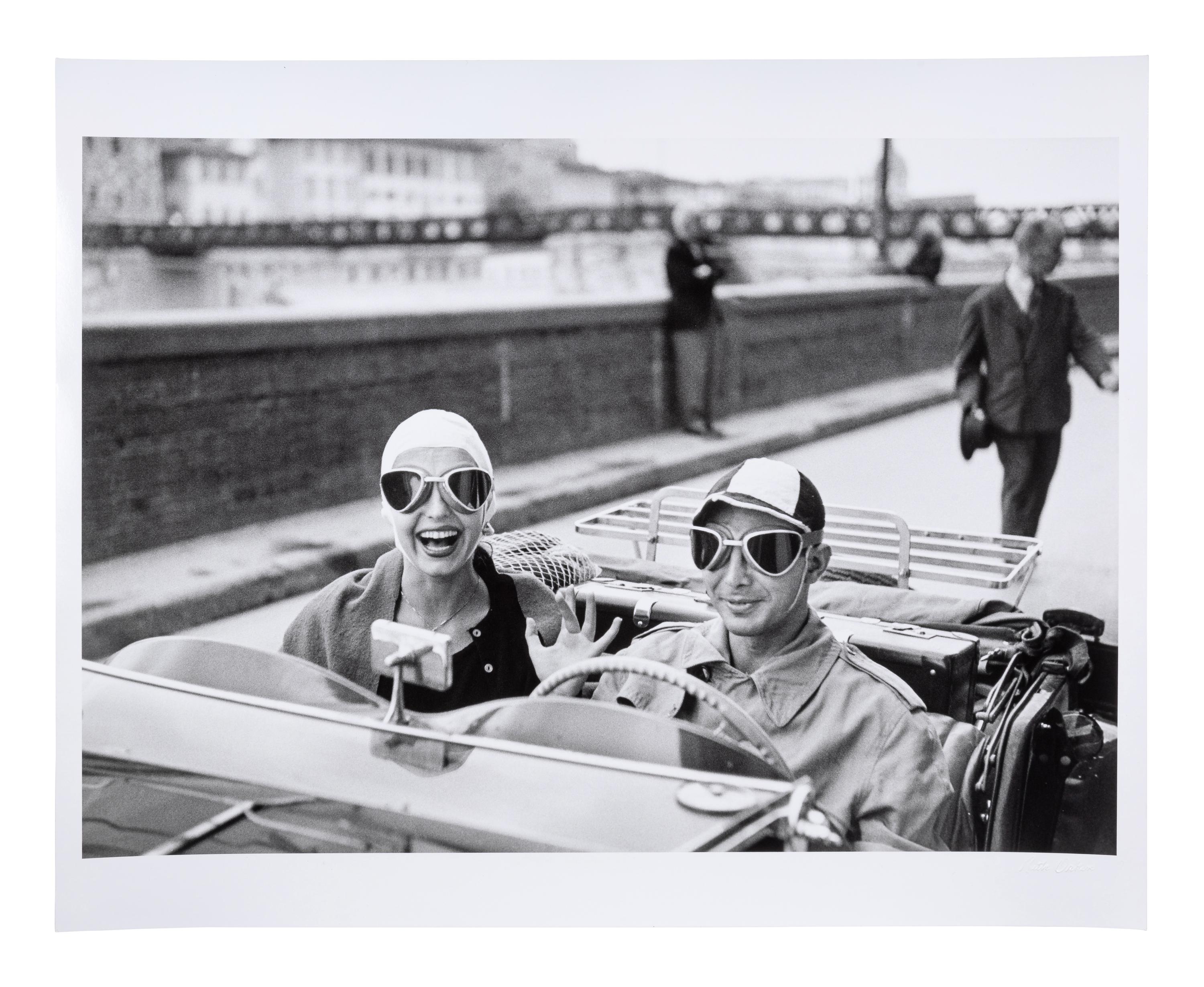 Ruth Orkin (1921-1985) Couple in MG, Florence, Italy, 1951