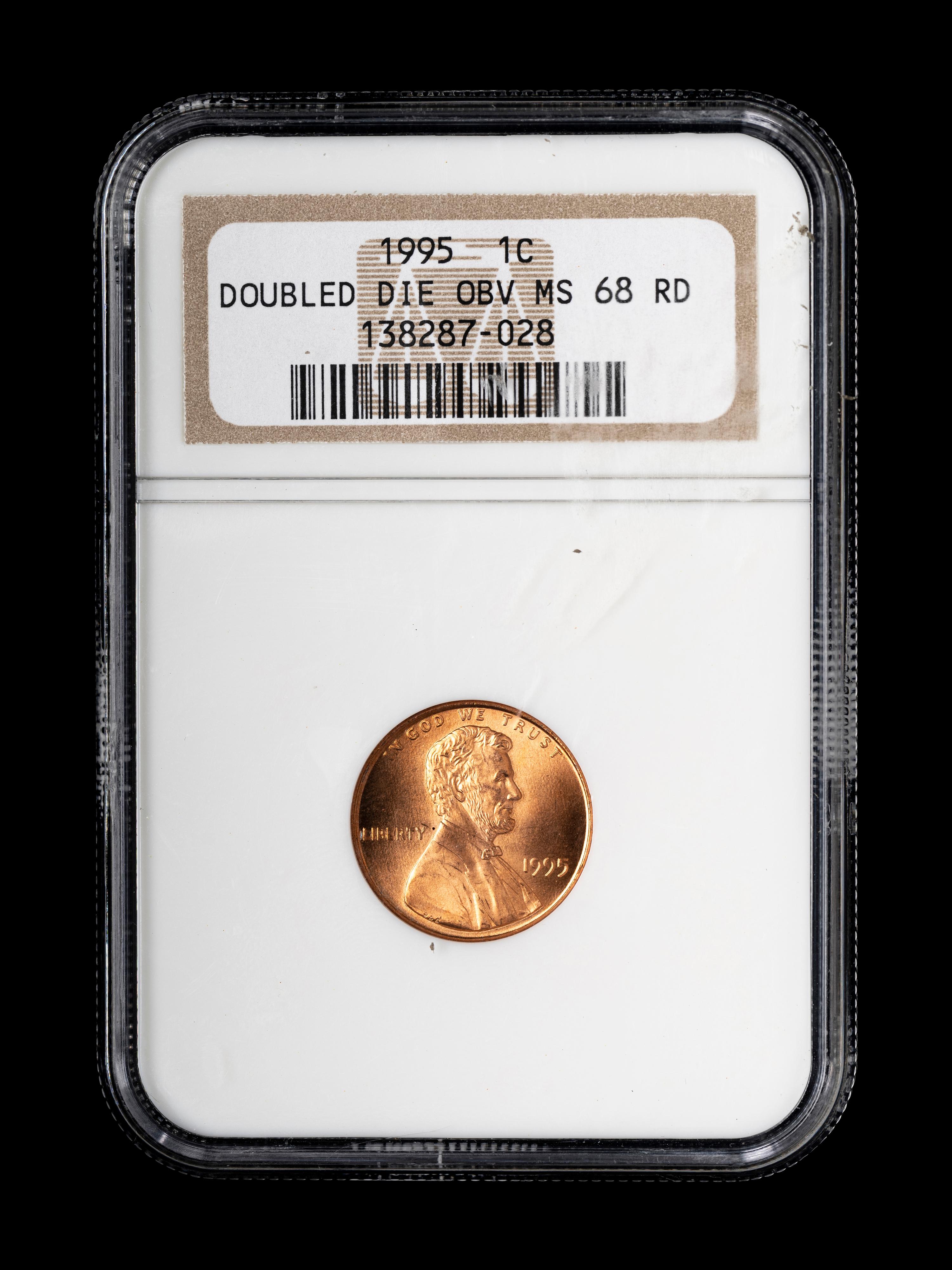 [ERROR] A 1995 Lincoln: Doubled-Die Obverse 1c Coin (NGC MS68 RD)