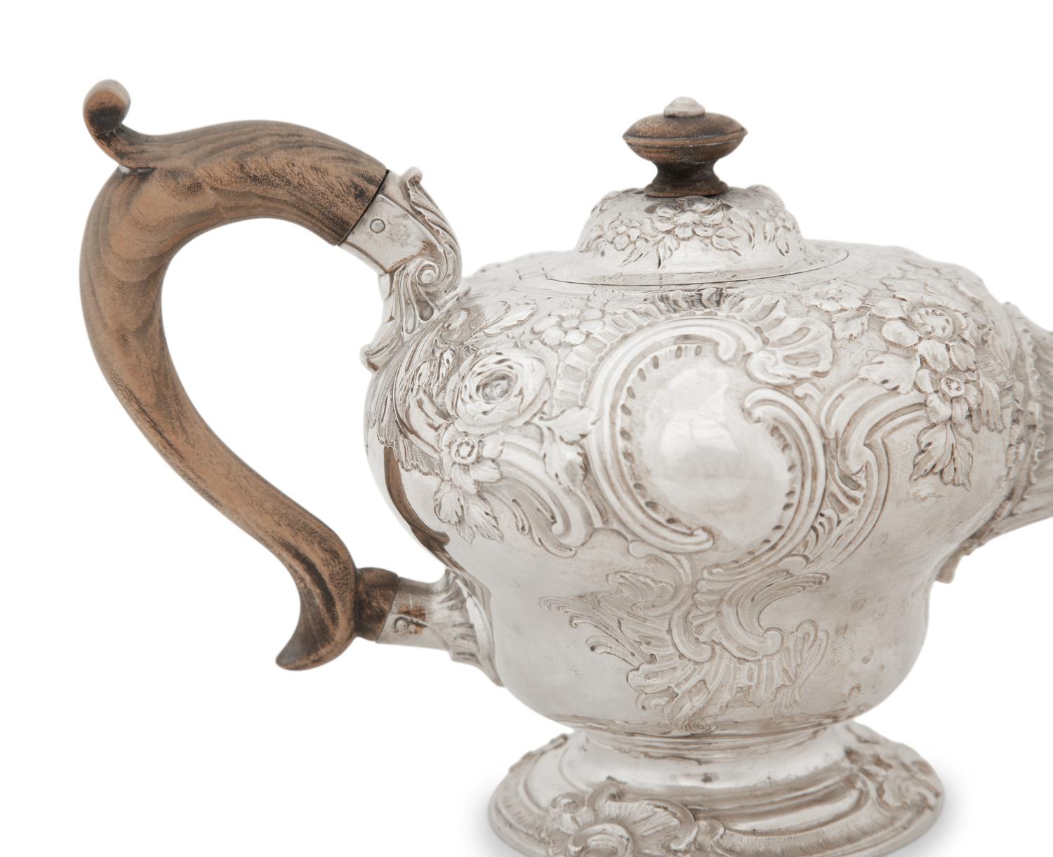 A Georgian Silver Teapot