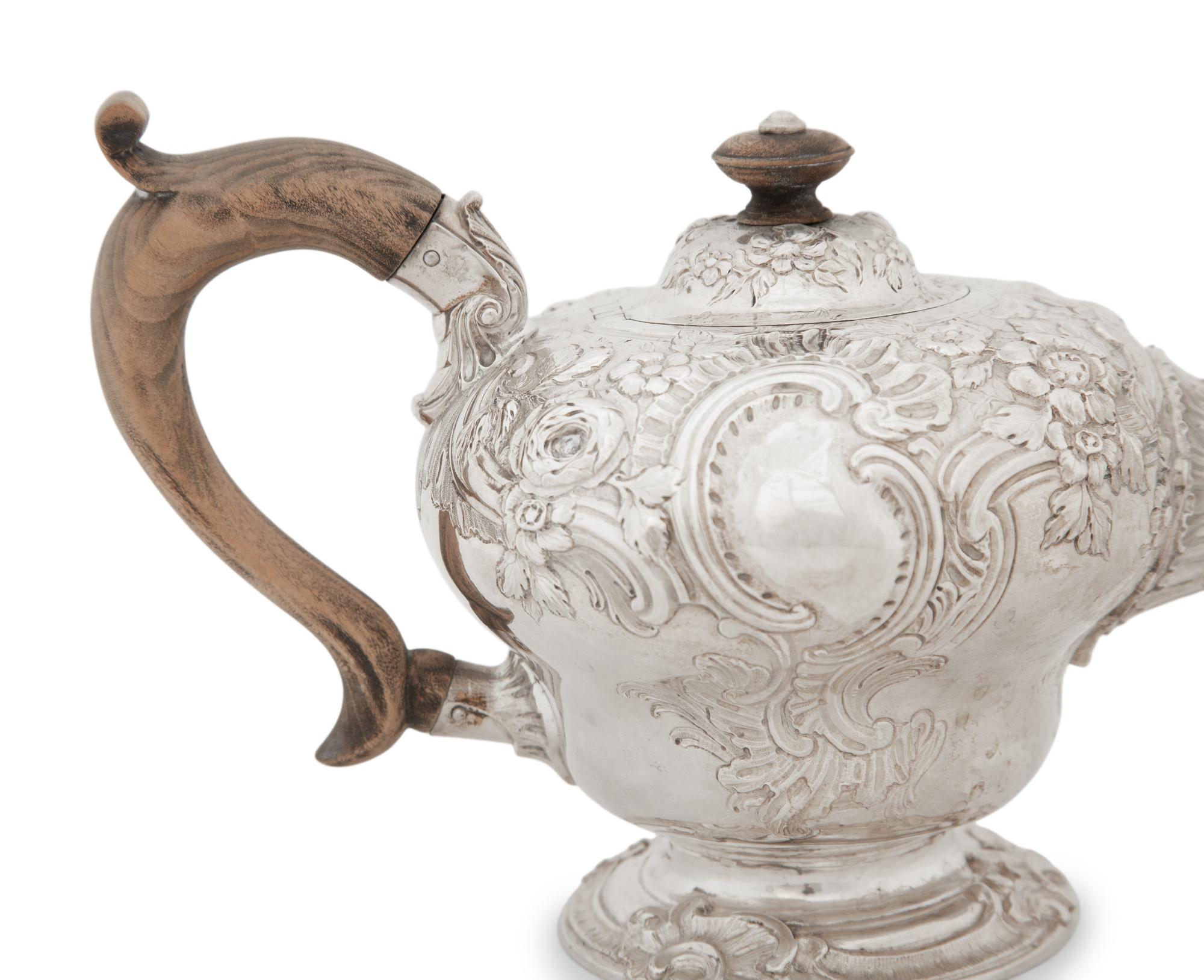 A Georgian Silver Teapot